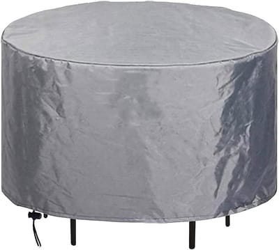 Tuinmeubelhoezen Rechthoekig - Beschermhoezen Tafel - Meubels Beschermen - Waterdicht & Winddicht - 300x150cm - Grijs