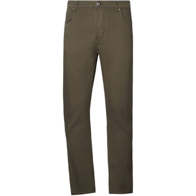 Jan Vanderstorm herren Broek Met Lage Taille - 27 - olijf - Plus Size