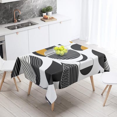 Abstract Geometrisch Tafelkleed Waterdicht Vlekbestendig Feestdecoratie Restaurant Cafe Eettafel Tafelkleden 100x145cm