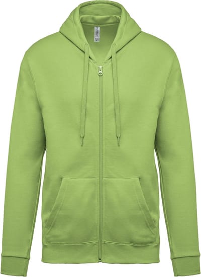 Kariban Sweater met rits en capuchon K479 - Lime - XS