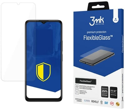 3MK FlexibleGlass - Hybride Bescherming - TCL 405 - Ultra Dun - Zelfklevend