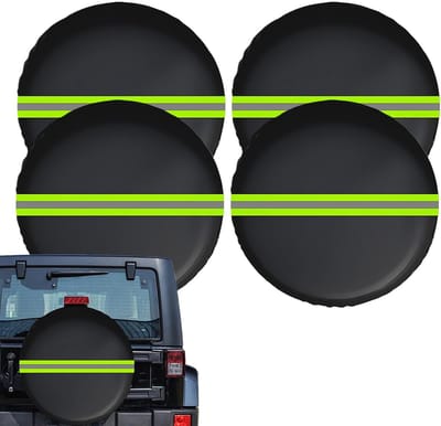 Autobandenhoes - Bandenbeschermer - Buitenparkeren - Waterdicht en reflecterend - Diameter 81 cm - Meerkleurig