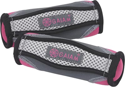 Handgewichten voor Wandelen en Hardlopen - Zachte Halters met Polsband - Set van 2 x 0,5 kg - Paars