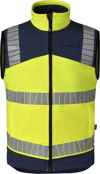HAVEP Bodywarmer High Vis 50415 - Fluo Geel/Indigo Blauw - 2XL