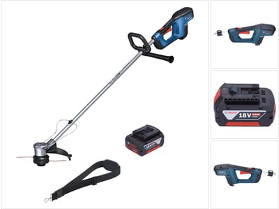 Bosch GRT 18V-33 Professionele accu grastrimmer 18 V 330 mm borstelloos + 1x accu 4.0 Ah - zonder oplader