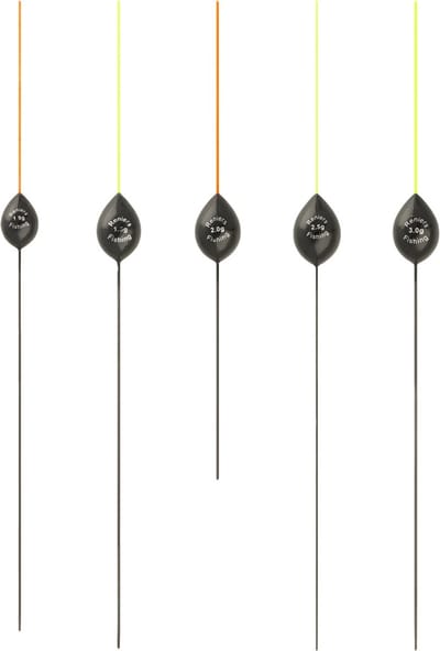 Reniers Fishing Dobber RF N23 – Rohacel Kanaaldobber voor Stromend en Diep Water - Kleur: geel,Maat: 1.50g