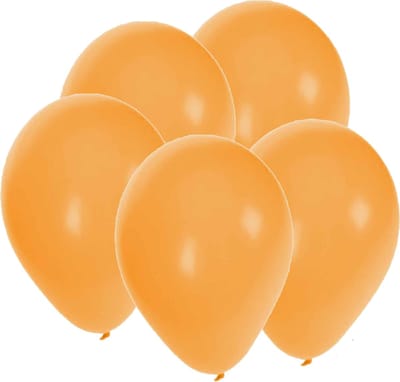 Bellatio Decorations ballonnen - 15x stuks - geel - 27 cm - verjaardag - feestartikelen - versiering
