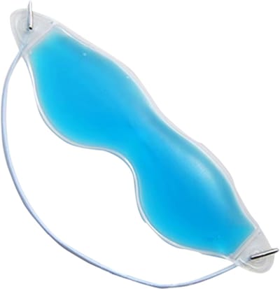 IJsgel Masker - Ooggel – Vermindert Donkere Kringen, Vermoeide Ogen, Anti Wallen & Koelende Gezichtsverzorging - Blauw