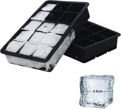 Buxibo IJsblokjes Tray Set - 3 x 5 Vormen - Set van 2