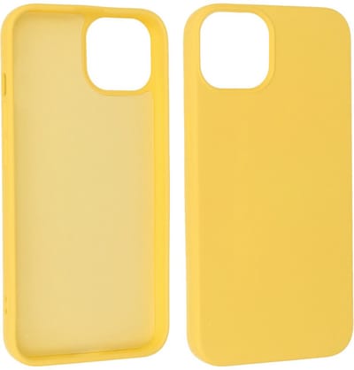 Fashion Backcover Telefoonhoesje - Color Hoesje - Geschikt voor iPhone 15 Plus - Geel