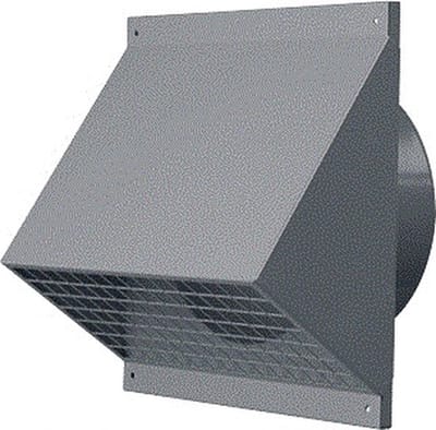 Ubbink Gevelinlaatkap dia 160 mm - Zwart (uitlopend artikel op=op)