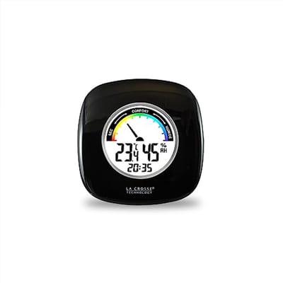 Thermometer Hygrometer met Comfortindicator en Tijdweergave