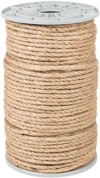 Rubbermagazijn - Jute touw - 6mm - Lengte = 100 meter - Raamkoord - Decoratie - Knutselmateriaal - Tuin- en landbouw