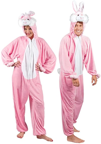 Boland Konijn kostuum - onesie - one size - volwassenen - paashaas - carnaval