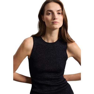 Dames tanktop met lurex draad Stefanel