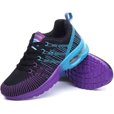 Chaussures de sport en maille respirante à coussin d'air, chaussures de course à coussin, printemps automne, chaussures décontractées polyvalentes pour femmes, chaussures de voyage pour femmes 40