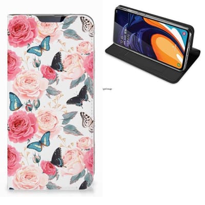 Samsung Galaxy A60 Smart Cover Butterfly Roses