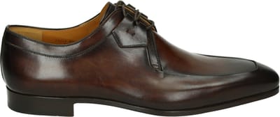 Magnanni - 25214 - Nette herenschoenenHeren veterschoen - Kleur: Bruin - Maat: 44.5