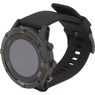 Montre de Sport Étanche Écran LCD Navigation d'Itinéraire Moniteur de Rythme Cardiaque GPS Montre de Course Pour Randonnée Cyclisme Plongée black