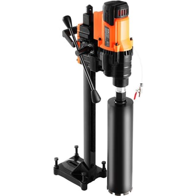 Machine de forage carottage 0,8-9,8 po Dia 3200 W Plateforme de forage carottage diamantée avec support