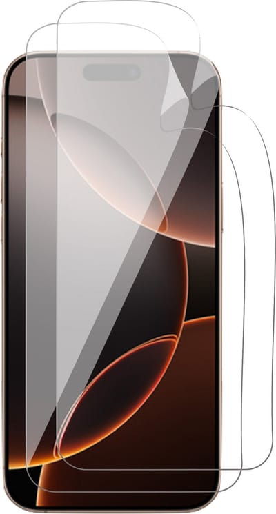 Screenprotector geschikt voor iPhone 16 Pro - 2x FlexGuard Screen Protector
