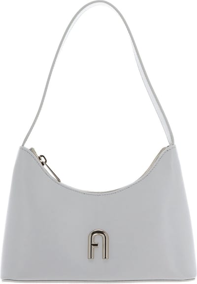 FURLA Leren Schoudertas Avondtas Diamante Mini Shoulder Bag Marshmallow Crème
