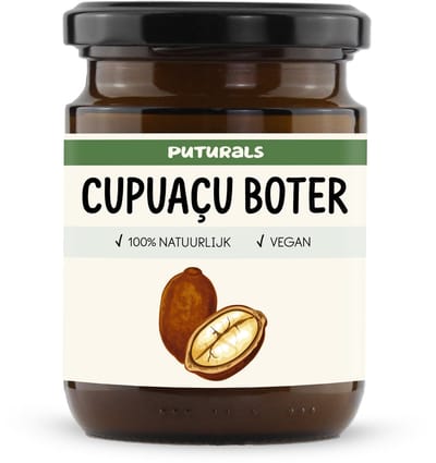 Puturals Cupuaçu Butter 100% Natuurlijk en Geraffineerd - 250ml - Cupuaçu Boter bevat Essentiële Vetzuren - Cupuaçu Butter voor Huid, Haar en Lichaam