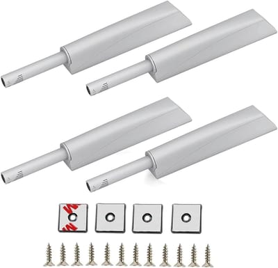 Dailygoods- Drukdeuropener 4 stuks - Magneetsnapper - Magneetsluiting - Push to Open - Softclose - Veersnapper