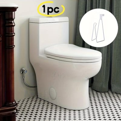 Niet-borende Wandmontage Toiletpapierhouder Badkamer, Keuken Tissueshouder Badkamer Opbergrek Ruimtebesparende Beugel Badkameraccessoires