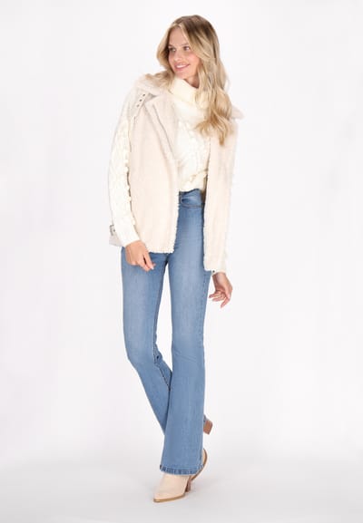 IZIA Vest Dames wolwit