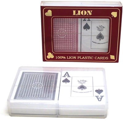 HOT Games Poker Speelkaartenset - Kaartspel - wit combi