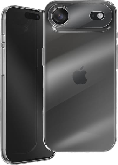 Tactical, Hoesje Geschikt voor Apple iPhone Air Compatibel met Draadloos Opladen Qi, Transparant