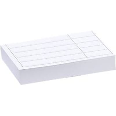 Etiket voor inzetbak, staal, 100 stuks