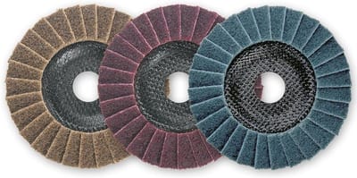 3-delige Mix Set Polijstschijven Metaal 125mm - Voor RVS, Staal en Aluminium