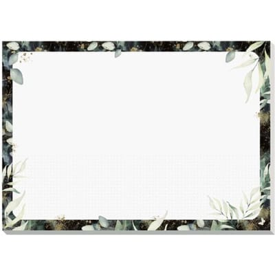 Sigel bureau onderlegger A3 - Jolie - Glamorous Leaves - 30 vel - ongedateerd - SI-JS103
