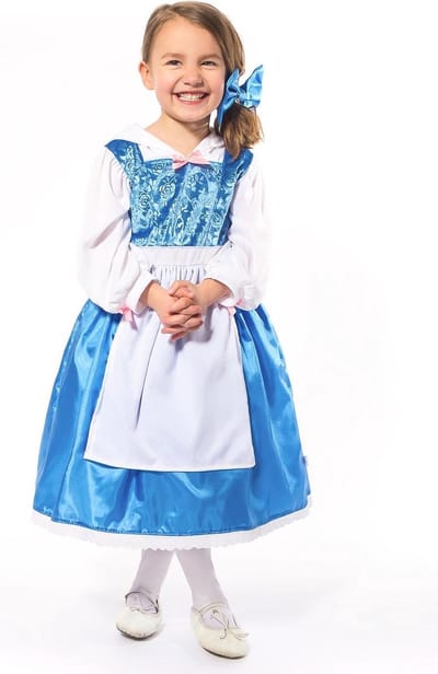 Little Adventures - Blauwe Belle jurk - Maat 116/128
