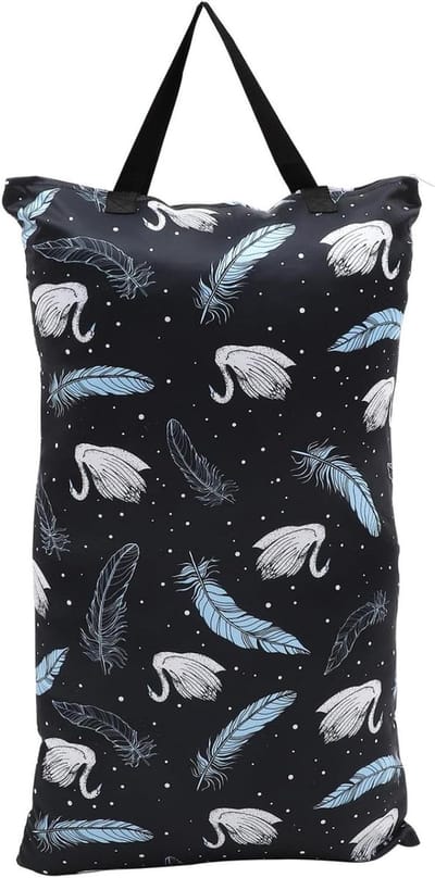 Luiertas - Opbergtas - Baby Verzorging - Waterdicht Ontwerp - 70x40cm - Zwart