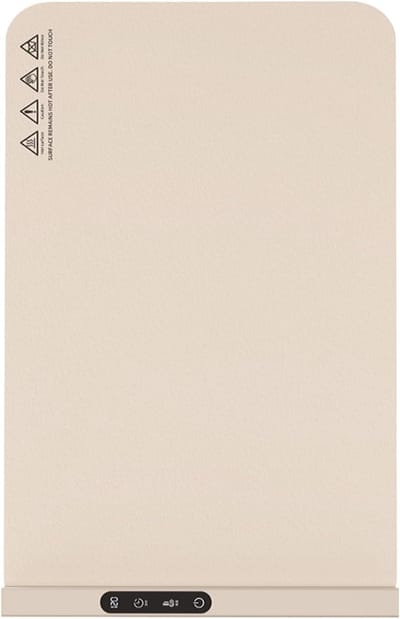 Voedselverwarmingsmat - Elektrisch Opwarmbord - Buffetten Feestjes - Zes Temperatuurstanden - 62x38cm - Crèmekleurig