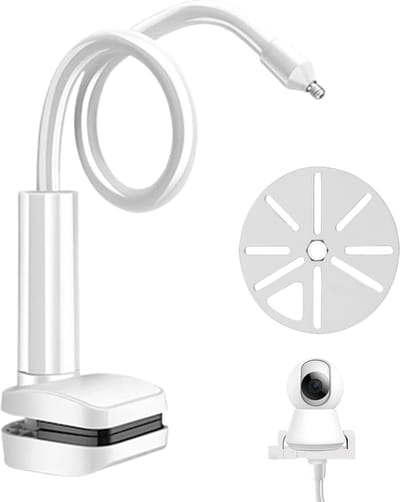 Babyfoonhouder Lange Arm - Camera Bevestiging - Kinderkamer Bewaking - Flexibele Klemclip - 0.5 of 1.5 Meter
