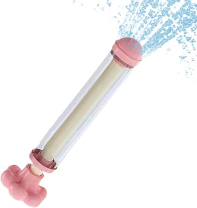 Watersproeier Speelgoed - Water Lanceerder - Tuin Plezier - Vibrerende Ronde Basis - 27 cm - Roze