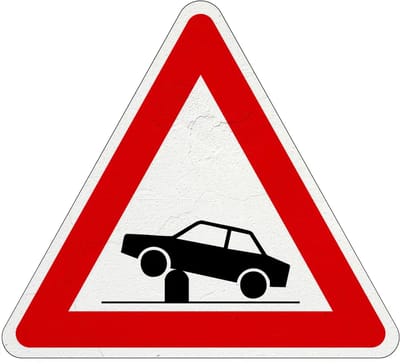 Beweegbare paal bord - J39 | Sign Again materiaal | 30 cm