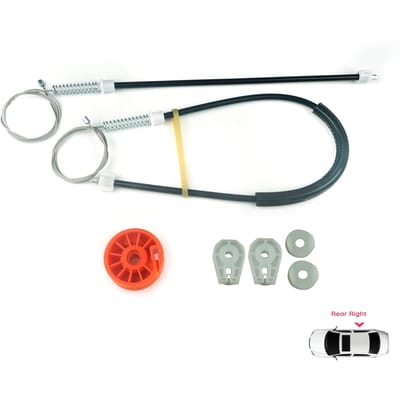 BWR678 Elektrische Raamheffer Regelaar Reparatieset Achter Rechts voor Peugeot 307 3B 2003-2009 2-Deurs Cabriolet Convertible 922497