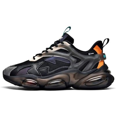 Heren Sneakers Hoogteverhogend Lichtgewicht Volwassen Man Sportschoenen Casual Schoenen Trainer Heren Hardloopschoenen Heren Sneakers 41 zwart