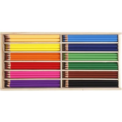 Creotime Kleurpotloden Multicolor 144 Stuks