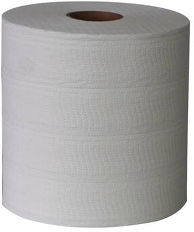 Hynex Handdoekrol - 2-laags Centerfeed Wit - Hygiene papier - Poetspapier - Poetsrol - ø20cm - 150 meter - 6 rollen per doos