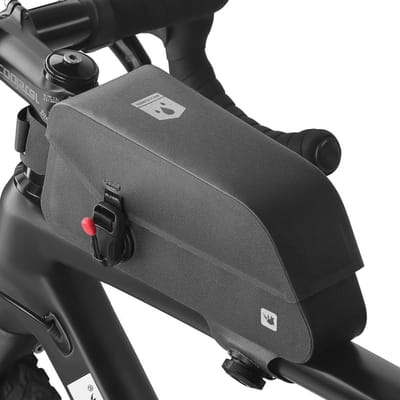 Fietstas Compact - Frame tas - Fietsen onderweg - Magnetische snelsluiting - 2L capaciteit - Zwart