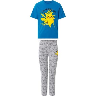 Lidl Kinder pyjama - Minecraft of Pokémon (Pokemon/blauw, 122/128)