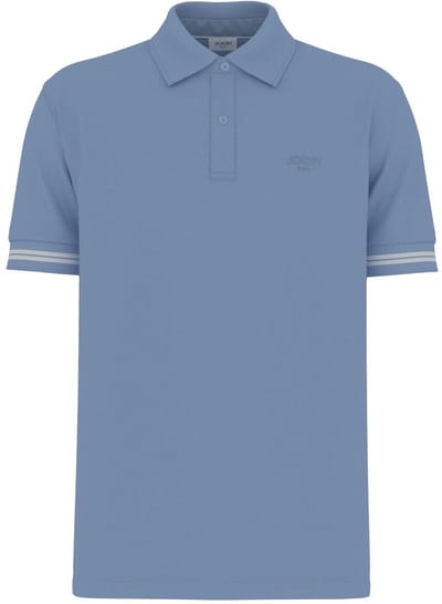 Joop! Heren Polo AMBROSIAN regular fit Blauw L Volwassenen