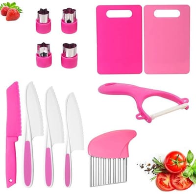 Daity 12-delig - Kindermessen set – Messenset voor kinderen - Koken met kinderen - Voor 3 - 10 jaar oude jongens en meisjes