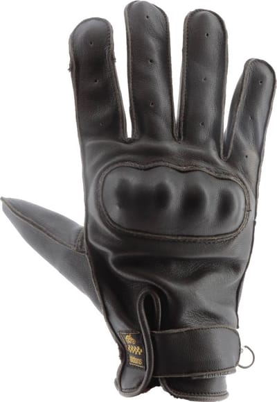 HELSTONS Roko Summer Men Lederen Handschoenen Bruin - Handschoen